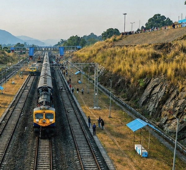 रेल ट्रेन का प्रतिनिधि चित्र