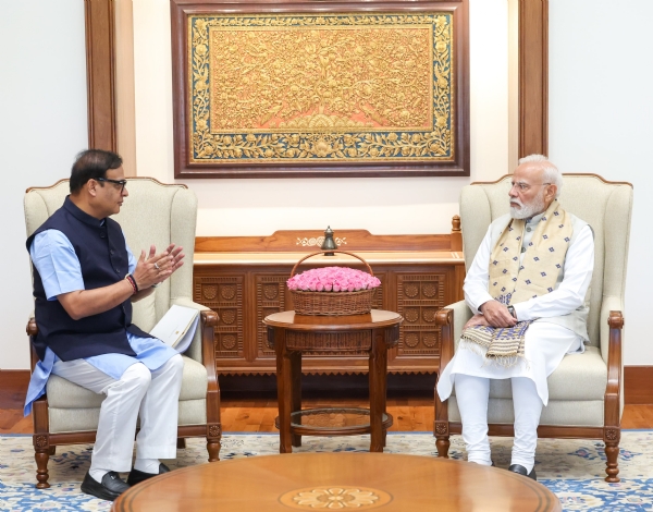 Assam CM Dr Himanta Biswa Sarma Meeting to Prime Minister Narendra Modi.
