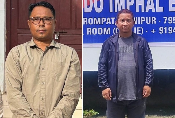 Images of the Two Arrested Insurgent Cadres in Manipur.