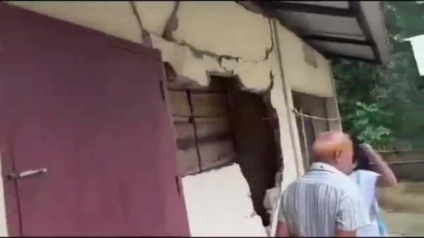 পলাশবাৰীৰ আমৰাঙ্গা বৰিহাট অঞ্চলত বনৰীয়া হাতীৰ তাণ্ডৱ