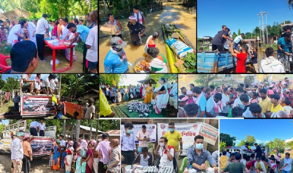 উপৰীয়া অসমৰ বানপীড়িত অঞ্চলসমূহত সেৱা কাৰ্যত ব্যস্ত আৰ এছ এছৰ স্বয়ংসেৱকসকল উপৰীয়া অসমৰ বানপীড়িত অঞ্চলসমূহত সেৱা কাৰ্যত ব্যস্ত আৰ এছ এছৰ স্বয়ংসেৱকসকল