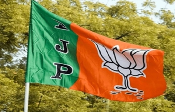বিজেপিৰ দলীয় পতাকা