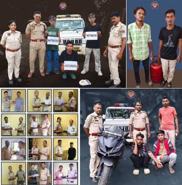 The images Shared by Guwahati Police.