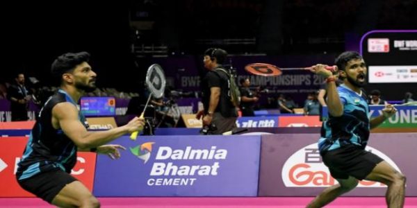 চাইনা মাষ্টাৰছঃ ভাৰতীয় যুটি হৰিহৰণ আৰু অৰ্জুন মেচ সম্পূৰ্ণ নকৰাকৈয়ে বাহিৰ