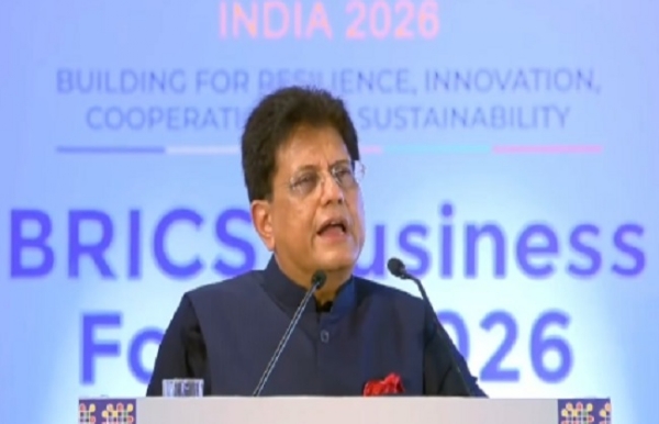 ‘ब्रिक्स बिजनेस फोरम 2026’ के उद्घाटन सत्र को संबोधित करते हुए पीयूष गोयल