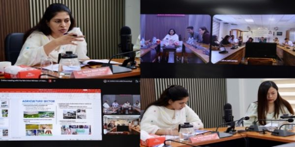 কেন্দ্ৰীয় ক্ৰীড়া ৰাজ্য মন্ত্ৰী ৰক্ষা খাদছেৰ মিজোৰামত পৰ্যালোচনা বৈঠক, তৃণমূল পৰ্যায়ৰ ক্ৰীড়া আৰু যুৱক-যুৱতীৰ অংশগ্ৰহণৰ ওপৰত গুৰুত্ব আৰোপ