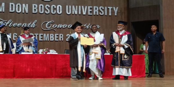সোণাপুৰৰ ডন বস্কো বিশ্ববিদ্যালয়ৰ ১৫ সংখ্যক সমাৱৰ্তন অনুষ্ঠান