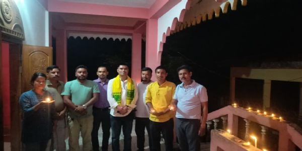 শক্তি আশ্ৰম শিৱ মন্দিৰত প্ৰধানমন্ত্ৰী নৰেন্দ্ৰ মোদীৰ জন্মদিন উপলক্ষে বন্তি প্ৰজ্বলন