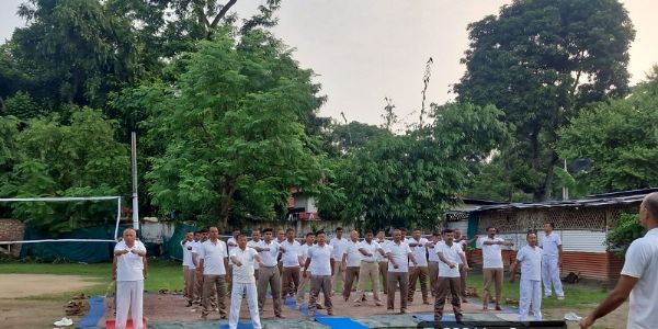 প্ৰথম বাহিনী সশস্ত্ৰ সীমা বলৰ ‘ডি’ কোম্পানী, মৰিগাঁৱত যোগাসন অধিৱেশন আয়োজন