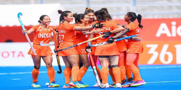 উজবেকিস্তানক ১৯-০ গ’লত পৰাস্ত কৰি এছিয়ান গেমছত শক্তিশালী আৰম্ভণি ভাৰতীয় মহিলা হকী দলৰ