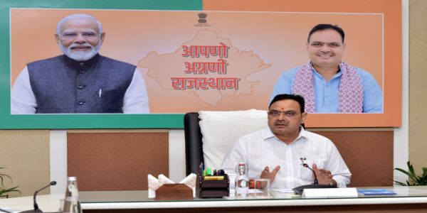 মুখ্যমন্ত্ৰী ভজন লাল শৰ্মাৰ নেতৃত্বত ৰাজস্থানত জল সুৰক্ষা অভিযান