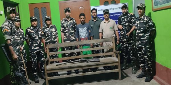ৰাইমোনাত যৌথ অভিযানত দেশীয় নিৰ্মিত বন্দুকসহ এজন আটক