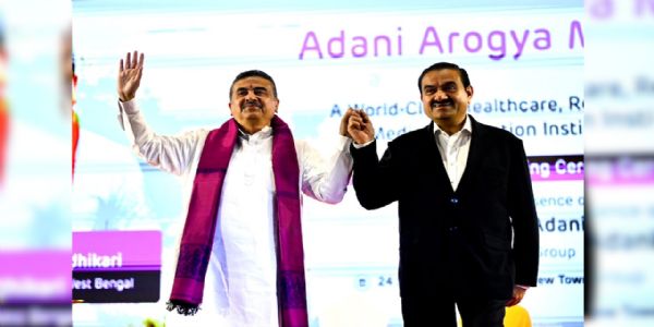 শুভেন্দু বংগৰ প্ৰকৃত পুত্ৰ; তেওঁৰ নেতৃত্বত উদ্যোগসমূহৰ বাবে এক ভয়মুক্ত পৰিৱেশৰ সৃষ্টি হৈছে: গৌতম আদানী