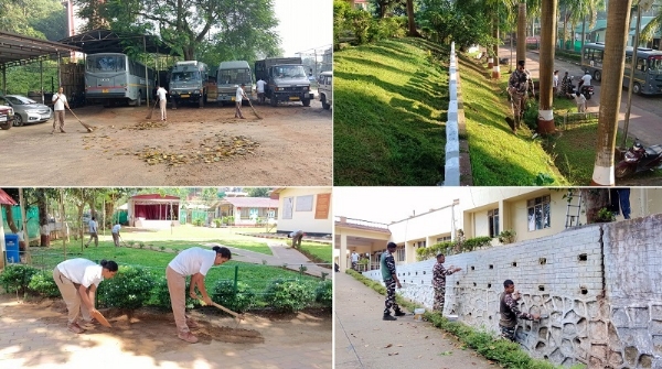 প্ৰথম বাহিনী এছ এছ বি সোণাপুৰত “স্বচ্ছতা হি সেৱা” কাৰ্যসূচী অনুষ্ঠিত