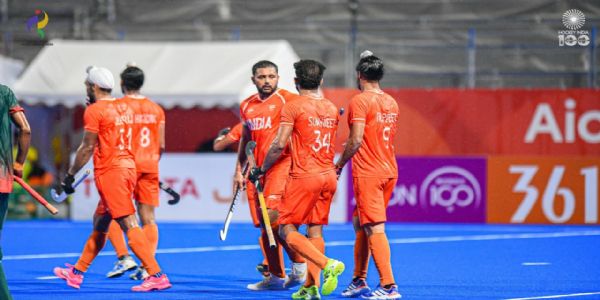 এছিয়ান গেমছঃ ভাৰতীয় পুৰুষ হকী দলৰ বাংলাদেশক ১০-০ গ’লত পৰাস্ত, ছেমি ফাইনেলত পাকিস্তানৰ মুখামুখি