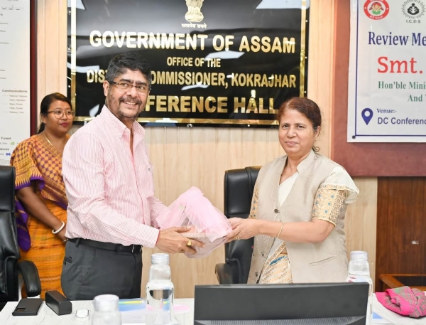 কোকৰাঝাৰত মহিলা আৰু শিশু উন্নয়ন আঁচনিৰ পৰ্যালোচনা মন্ত্ৰী অজন্তা নেওগৰ