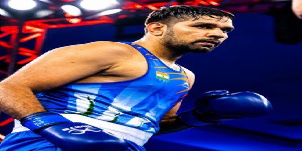 এছিয়ান গেমছ ২০২৬: পুৰুষৰ +৯০ কেজি শাখাত ভাৰতীয় বক্সাৰ নৰেন্দ্ৰ বেৰৱালৰ ব্ৰঞ্জৰ পদক লাভ