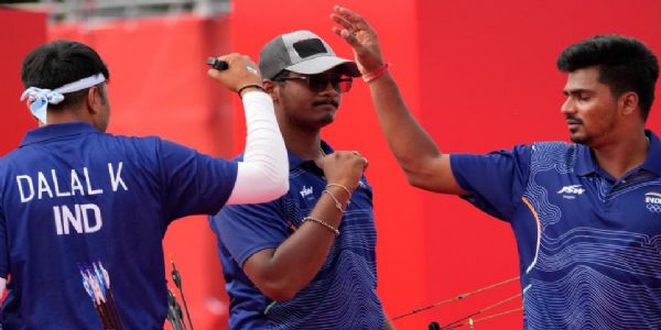 এছিয়ান গেমছ ২০২৬: ভাৰতৰ তীৰ খেলত ইতিহাস সৃষ্টি, পুৰুষৰ চৌহদ দলৰ সোণৰ পদক লাভ
